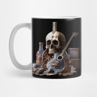 Extremely Heavy Metal Skull Mug